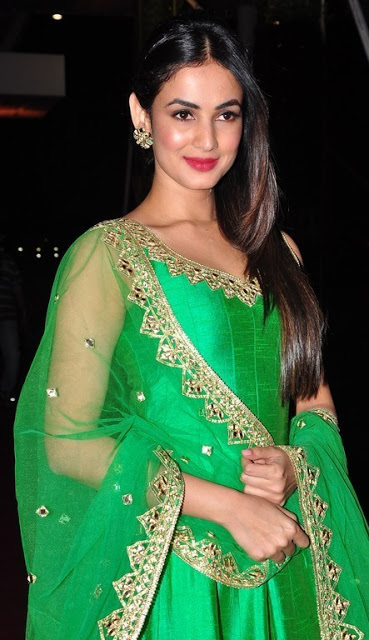 Beautiful Actress Sonal Chauhan Photos In Green Dress 20
